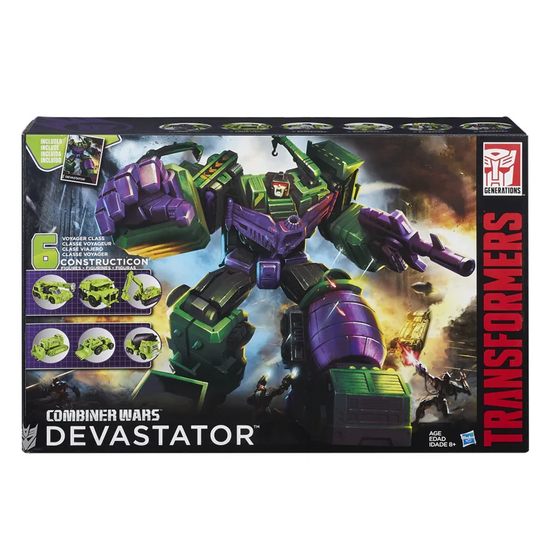 Goede Hasbro Transformers 6in1 Voyager Klasse Bouw Cijfers Combiner Wars Devastator Generaties Auto Robot Idw Collection