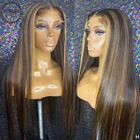 VINIDA стиль Выделите прямые T-part кружевные передние человеческие волосы парики 150% плотность головы верхнее закрытие парики не-Remy