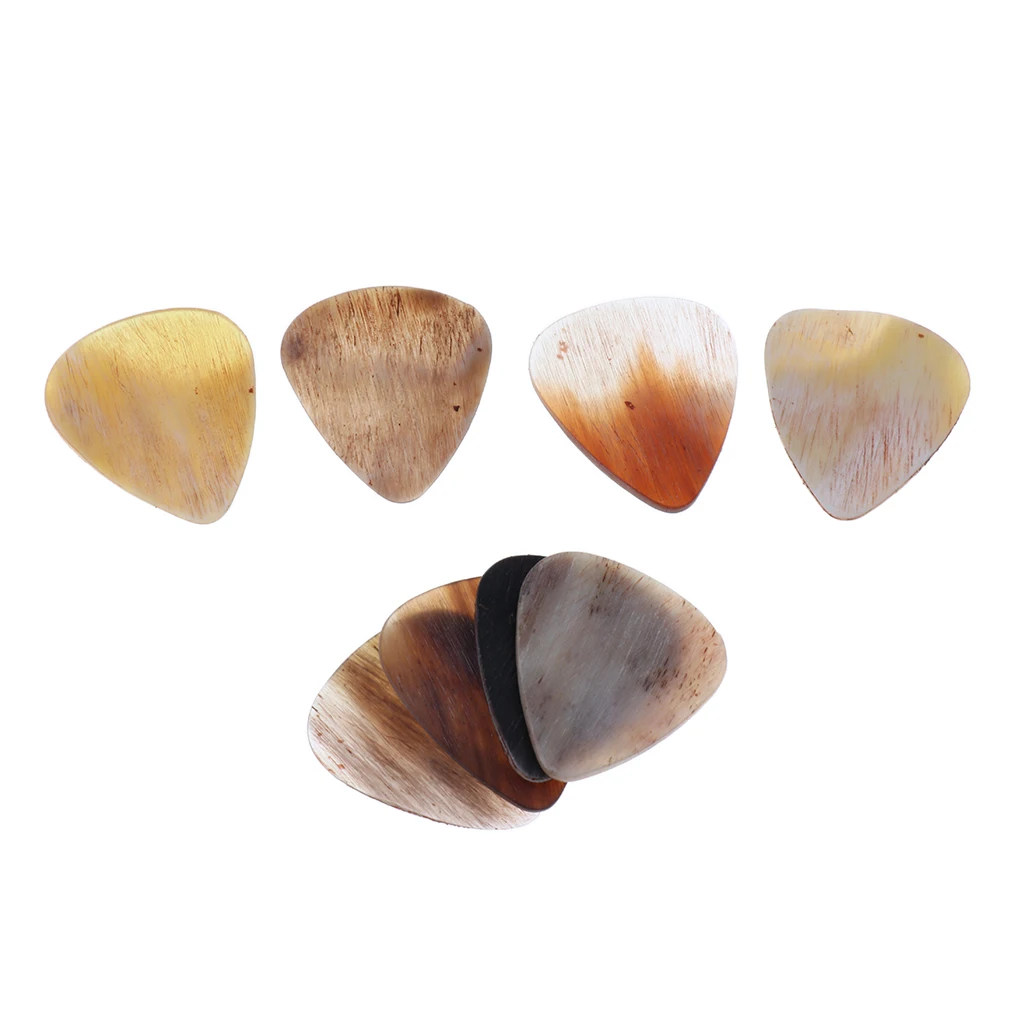 

3x 8 Pcs Multi-colored Horn Pick for String Instrument Guitar Bass Mandolin