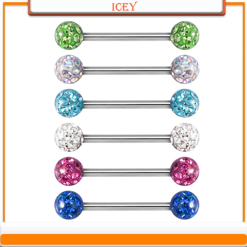 

1pc Rhinestone Earring Round Shape Ear Stud Spherical Stud Earring Metal Earring Piercing Stainless Steel Lobe Earring Tragus