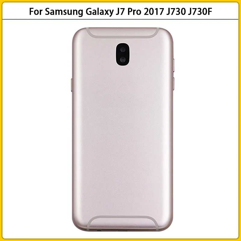 Новинка для Samsung Galaxy J7 Pro 2017 J730 J730F Металлическая задняя крышка батарейного отсека