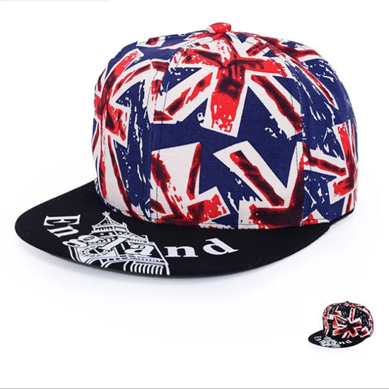 

New Men Women Letter Flag Printing Baseball Cap Hip Hop Cap Sun Street Dance Hat