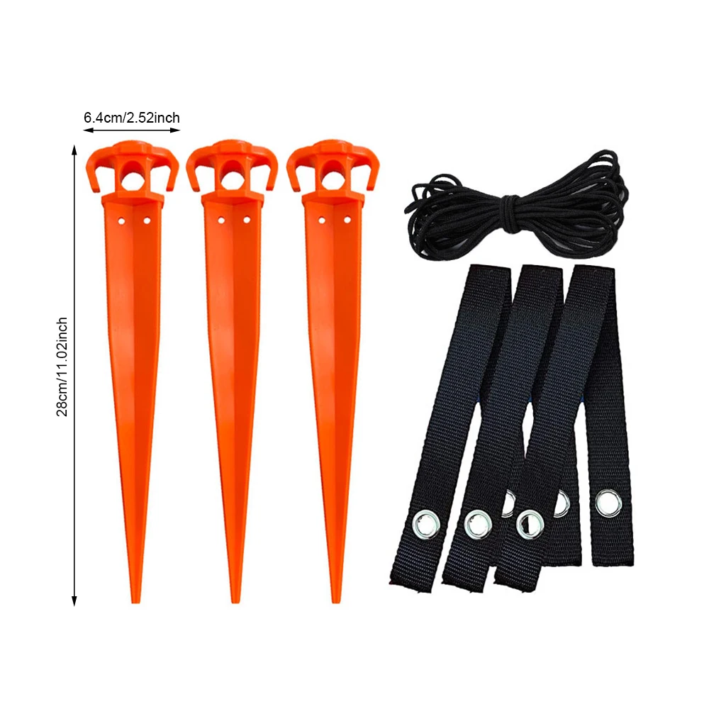 

Plastic Tree Nail Kit with Perforated Braided Belt Woven Rope Fixed Plant Support Anchor Kit for Outdoor Courtyard Garden