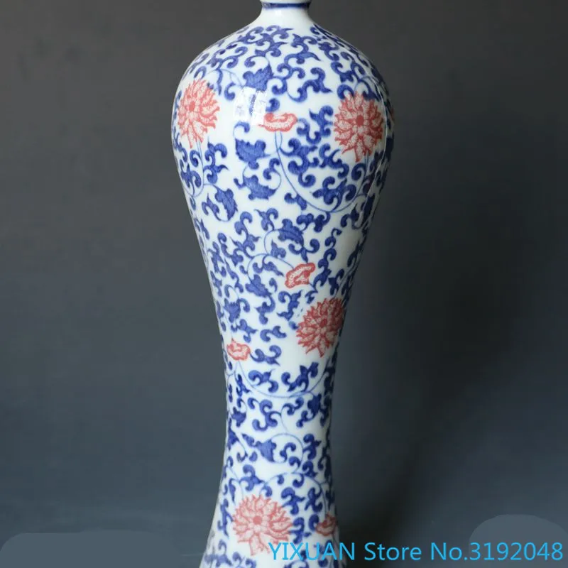 

Collect Jingdezhen ancient blue and white porcelain vases, plum blossom vases and home decoration gifts