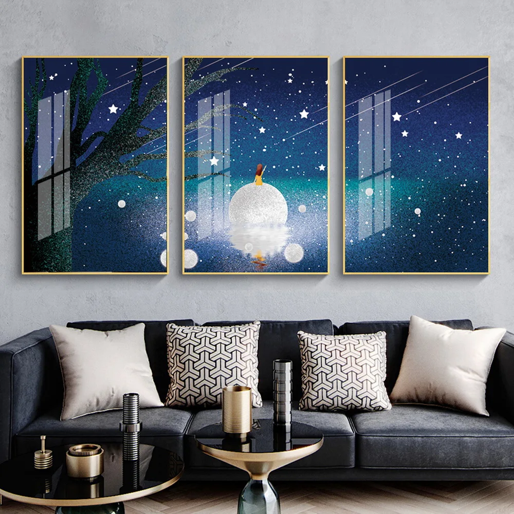 Картина на стену холст украшение для подростковой комнаты настенная фоторамка