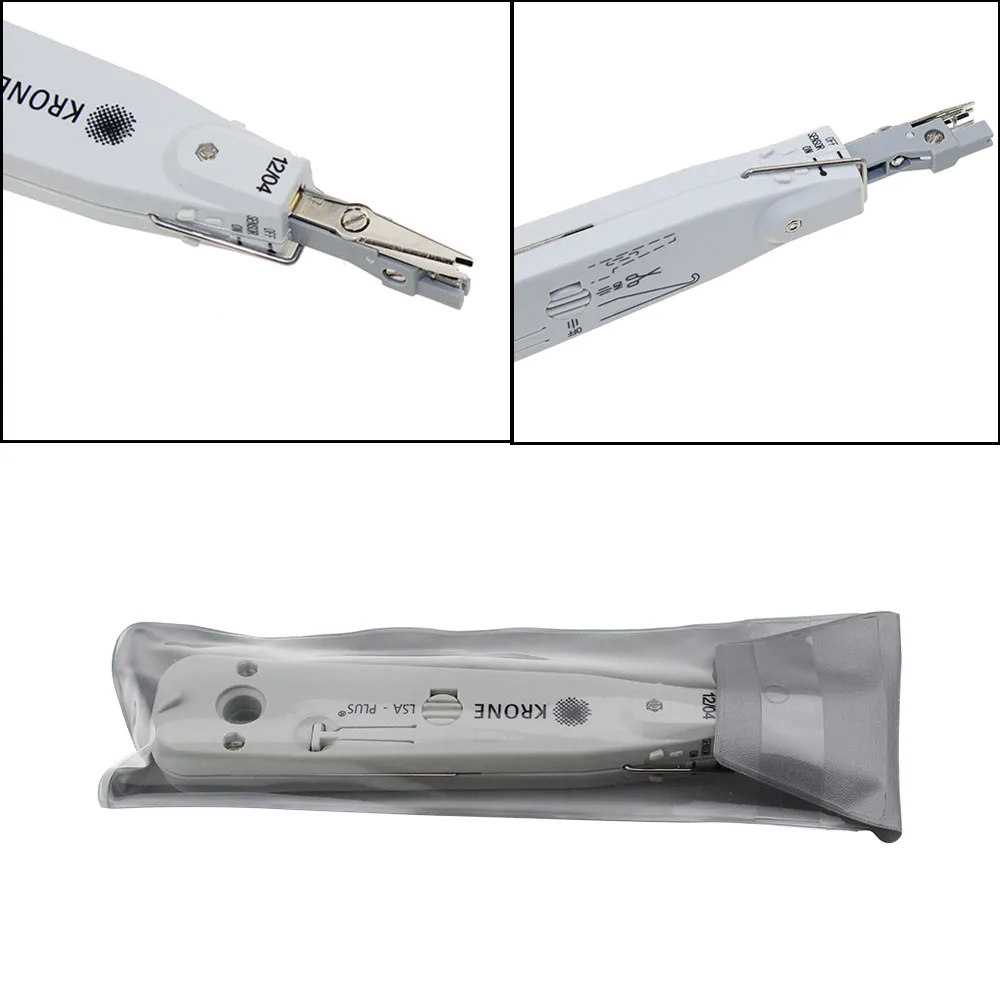 

Brand New Adjustable Silver KRONE LSA-Plus Punch Down Tool With Sensor For Telecom Phone RJ11 LAN Network Cat5 RJ45 Patch Panel