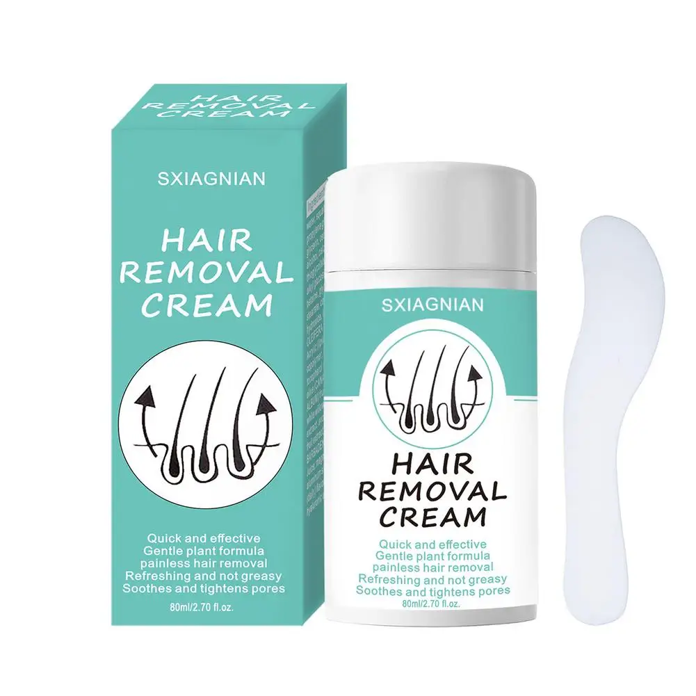

80 мл крем для удаления волос на теле, нежный безболезненный крем для депиляции рук, ног, груди, подмышек для ног, бороды, полуперманентный