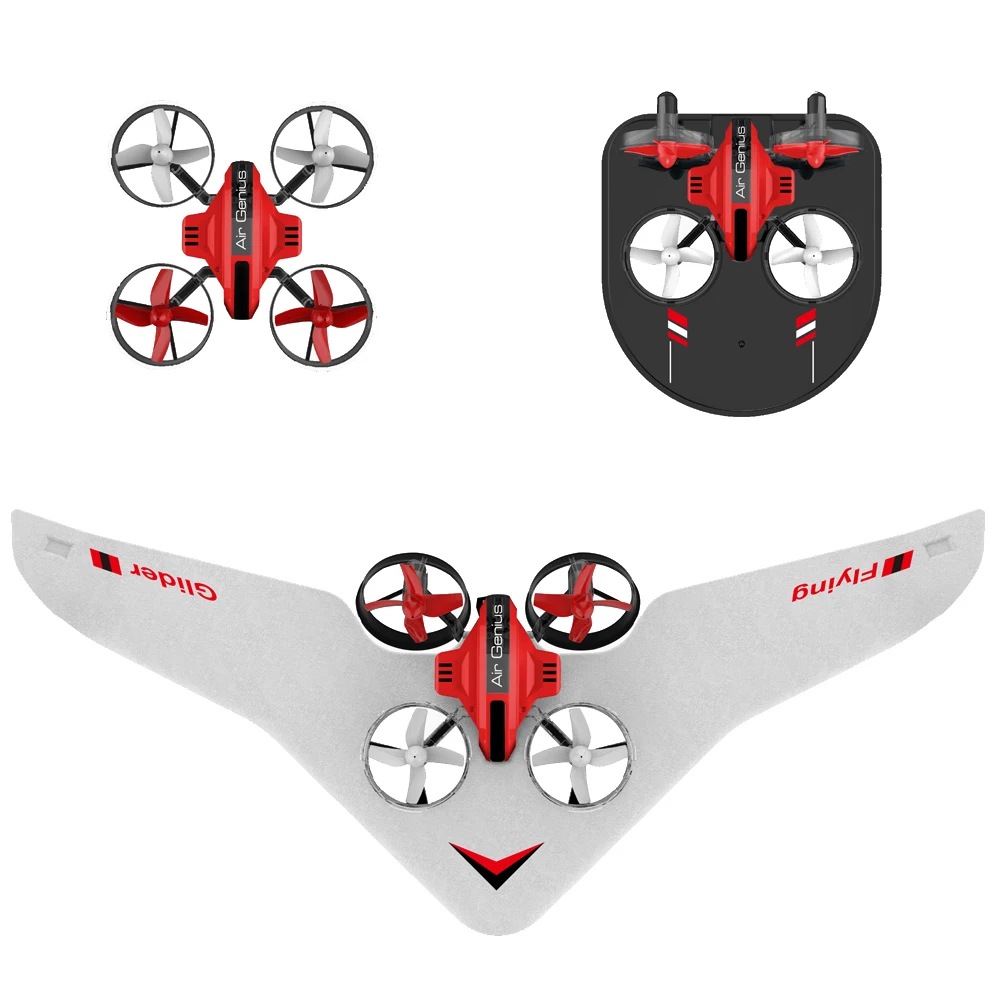 L6082 Air Genius RC Квадрокоптер самолет крошечный Whoover все-в-одном DIY 2 4G Дрон для детей