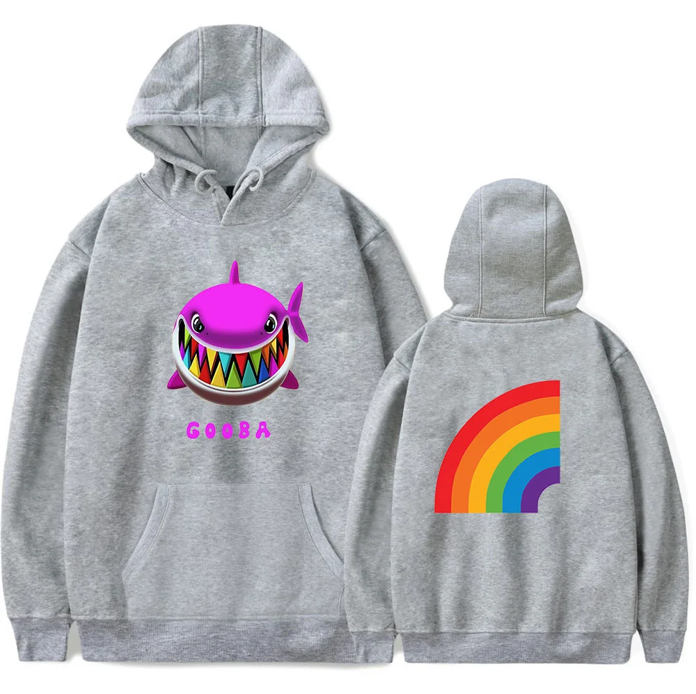 

Fashion Rainbow Shark Cartoon Cool 3d Hoodies Pullover Men Women Hoodie Hoody Tops Pocket Long Sleeve 3D Hood Hooded Sweatshirts