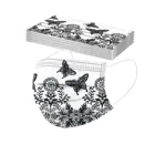 10 шт., одноразовые маски для лица для взрослых, с принтом бабочек