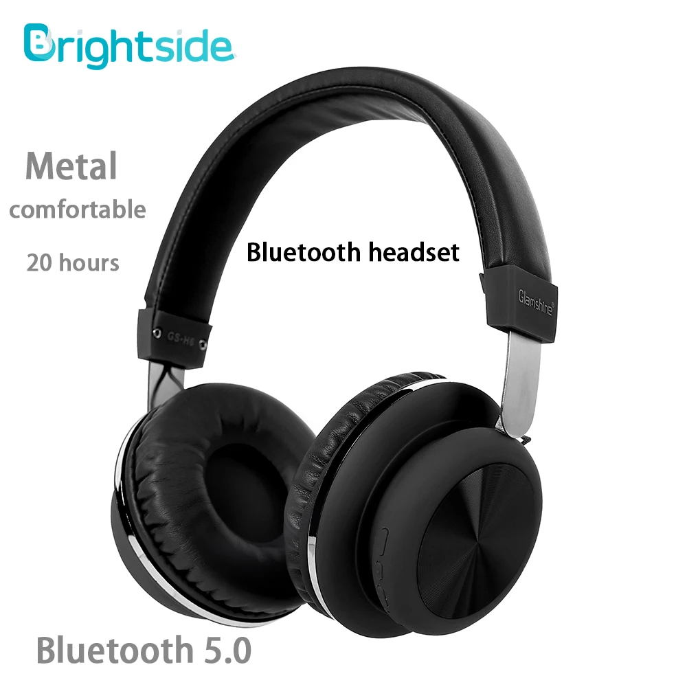 Беспроводная гарнитура наушники Bluetooth-гарнитура складные Hi-Fi с басами и