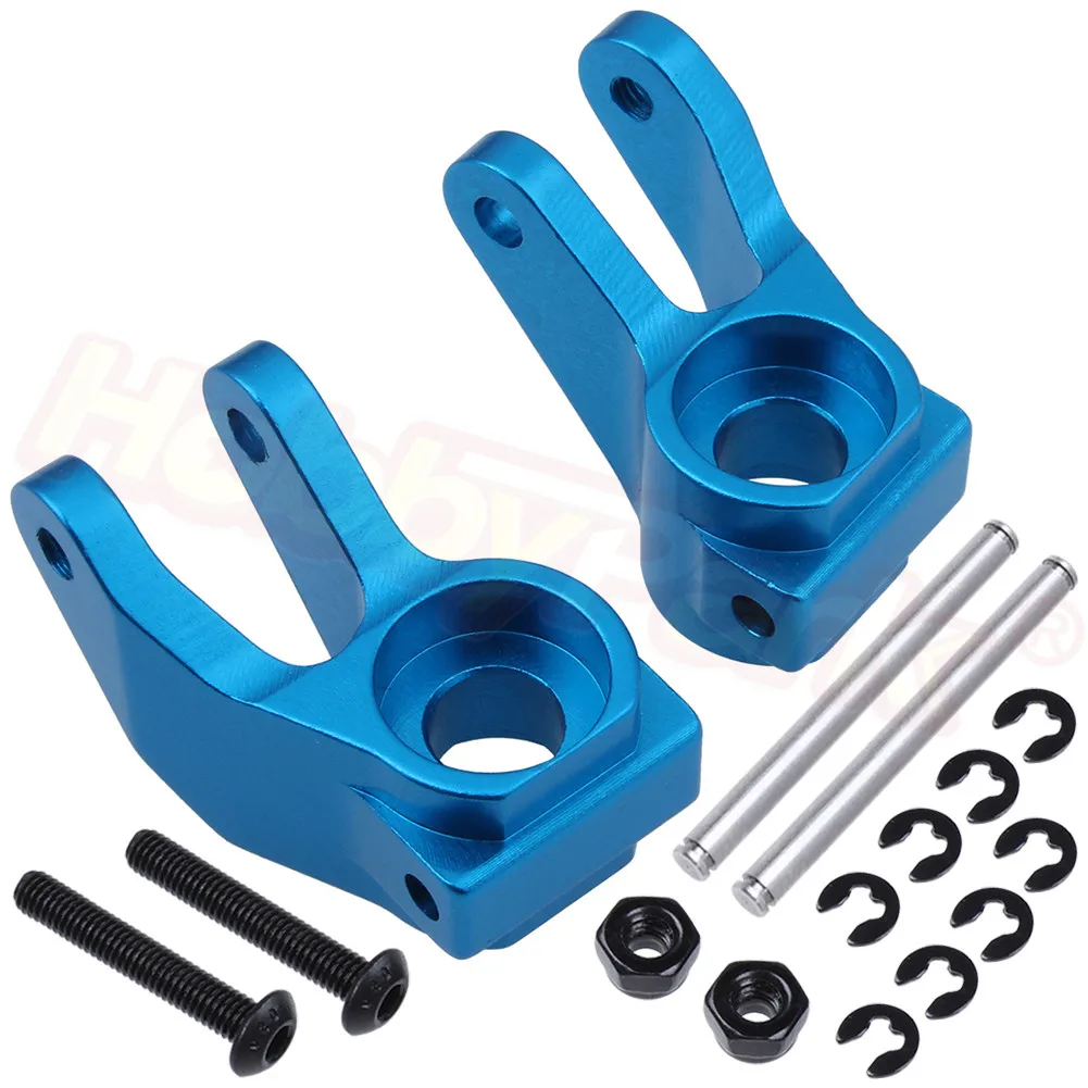 Blue 7865 Алюминиевые блоки переднего руля для Traxxas Slash 2WD1/10 короткий ход/Stampede 2WD/Rustler VXL 3736 Запчасти для обновления - Цвет: Blue 7865