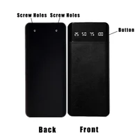 lcd display 14x18650187002070021700 battery case power bank shell external box without battery powerbank protector