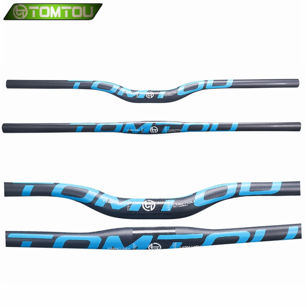 Руль из карбонового волокна от TOMTOU для велосипеда руль горного MTB части 31 8 мм 3k