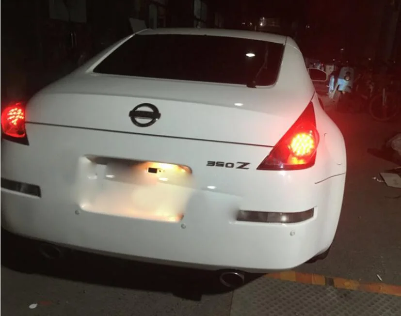 2 шт 2003~ 2008y автомобильный bupmer задний фонарь для Nissan 350Z задний фонарь фары автомобильные аксессуары тайламп для Nissan 350Z задний фонарь