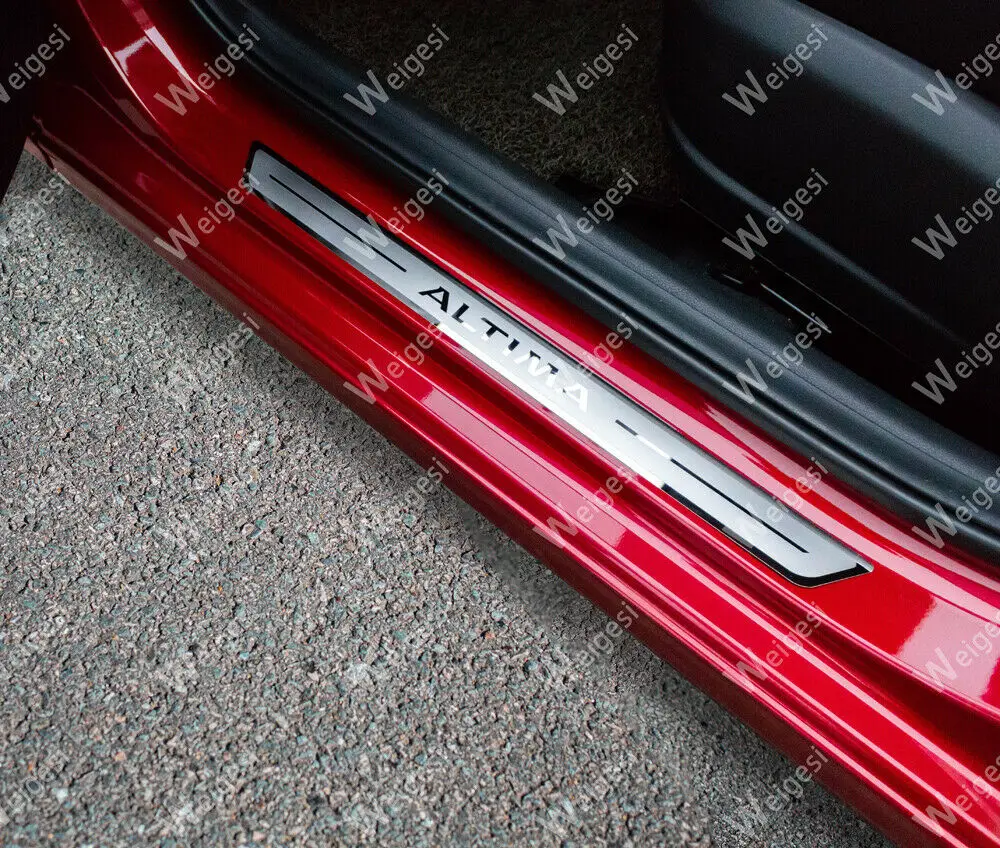 Накладки на пороги автомобиля из нержавеющей стали защитный чехол порог для NISSAN