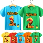 Детская футболка из натурального хлопка, с коротким рукавом