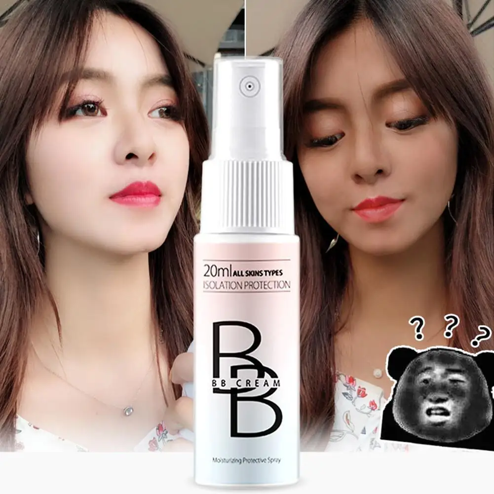 

Spray BB Cream Concealer Brighten Whitening Moisturizing Makeup 20ml Care Face Skin Korean Base Cosmetic Beauty Foundation I4F3