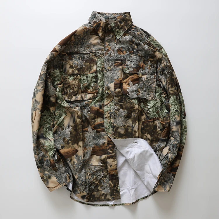 Мужская камуфляжная рубашка для охоты Спортивная быстросохнущая дышащая