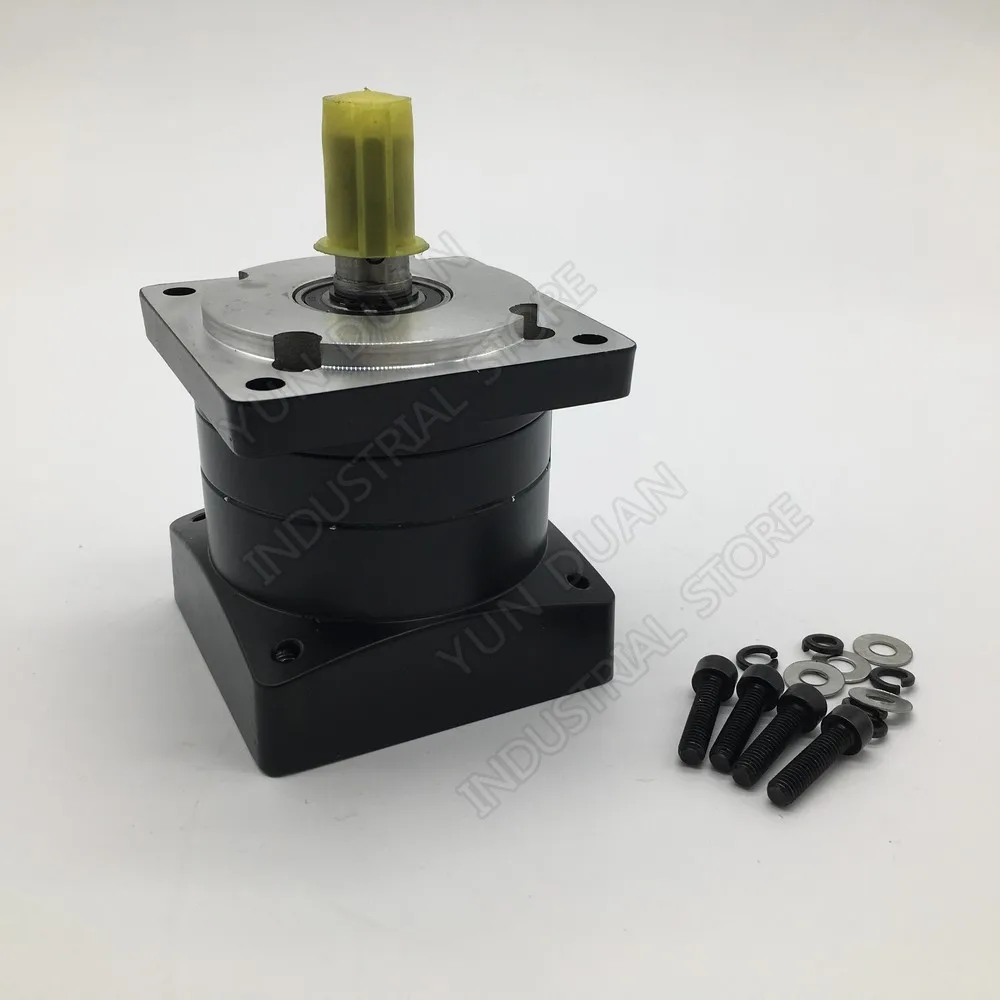 

5:1 Ratio 80mm Nema32 5 Planetary Gearbox Speed Reducer Shaft 19mm Carbon Steel Gear for Servo Stepper Motor