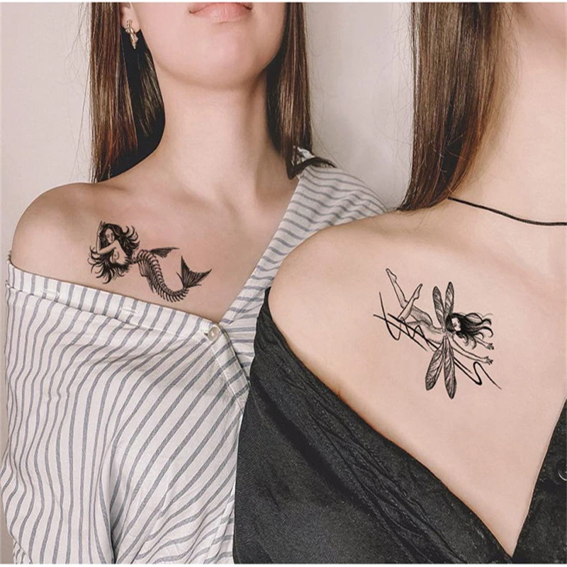 New Pattern Temporary Waterproofing Tattoo Stickers Men And Women Geometric Simulation Animal Fake Tattoo Lasting Small Fresh