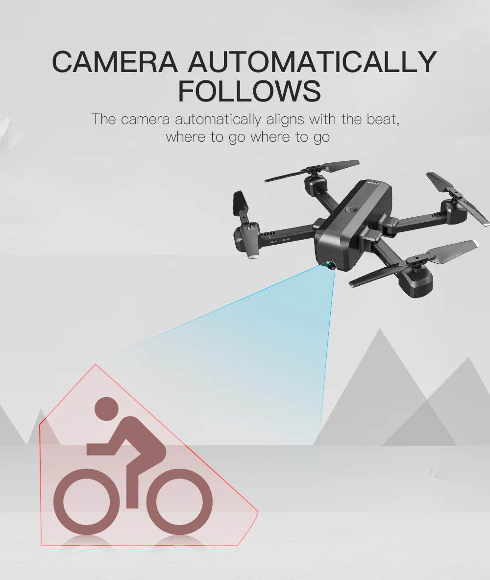 Дрон SG706 4K с двойной камерой 50x зум Wi-Fi FPV селфи складной Профессиональный