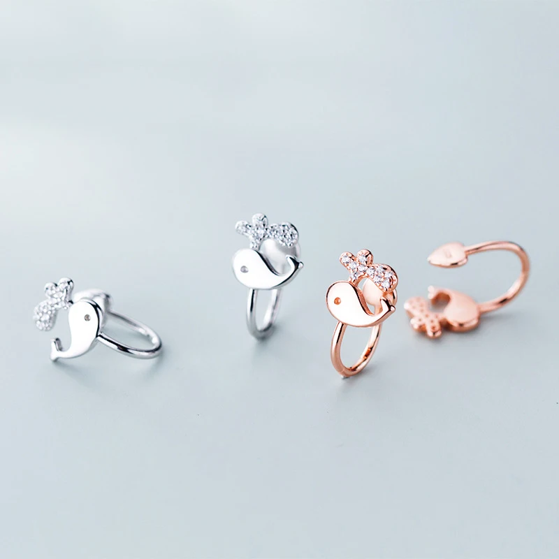 

Женские серьги-Клипсы из серебра 925 пробы