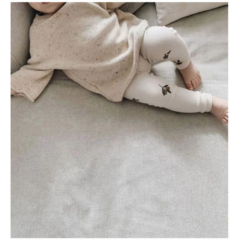 Пижамный комплект для мальчиков и девочек хлопковый свитшот штаны оливкового