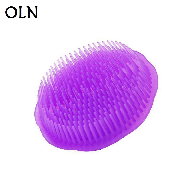 Расческа для питомцев кошек собак массажная купания пластиковая Мягкая