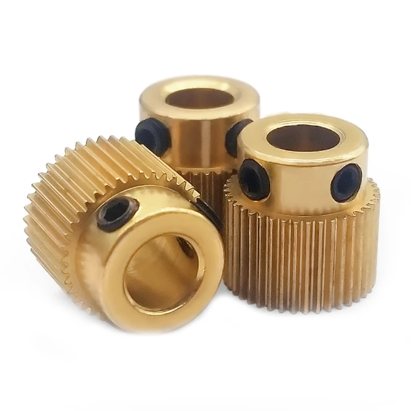 5 шт./лот 3D принтер экструзионное колесо Латунное зубчатое 40 зубчатая передача