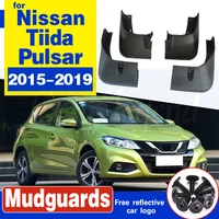 for nissan pulsar tiida c13 20152019 car mud flaps front rear mudguard splash guards fender mudflaps accessories 2016 2017 2018