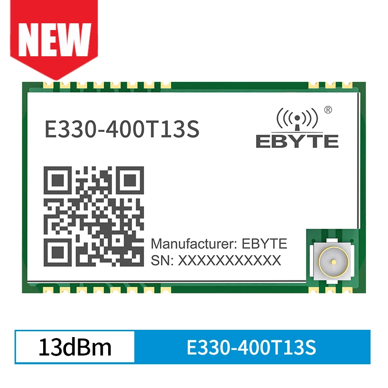 

E330-400T13S IoT 433MHz 470MHz DIY Wireless Module Transceiver UART 2.5km 13dBm IPEX Stamp Hole LDC Long Distance Transmission