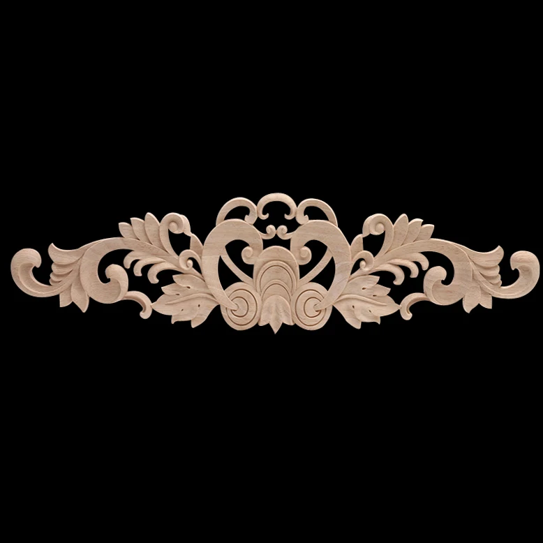 Античная современная декоративная европейская деревянная аппликация