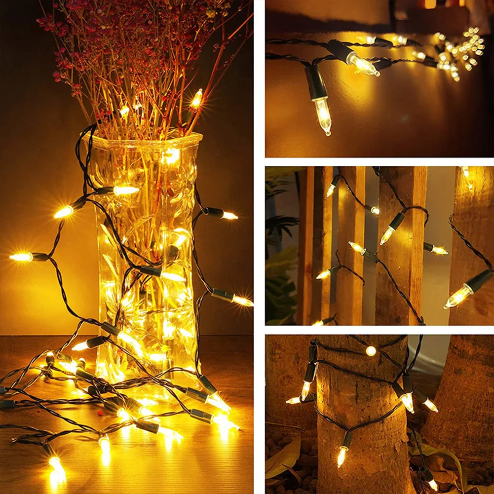 

Christmas LED String Lights Waterproof 8-Mode Lightness Fairy Light For Garden Patio Street Yard Tree Xmas Decorations Home