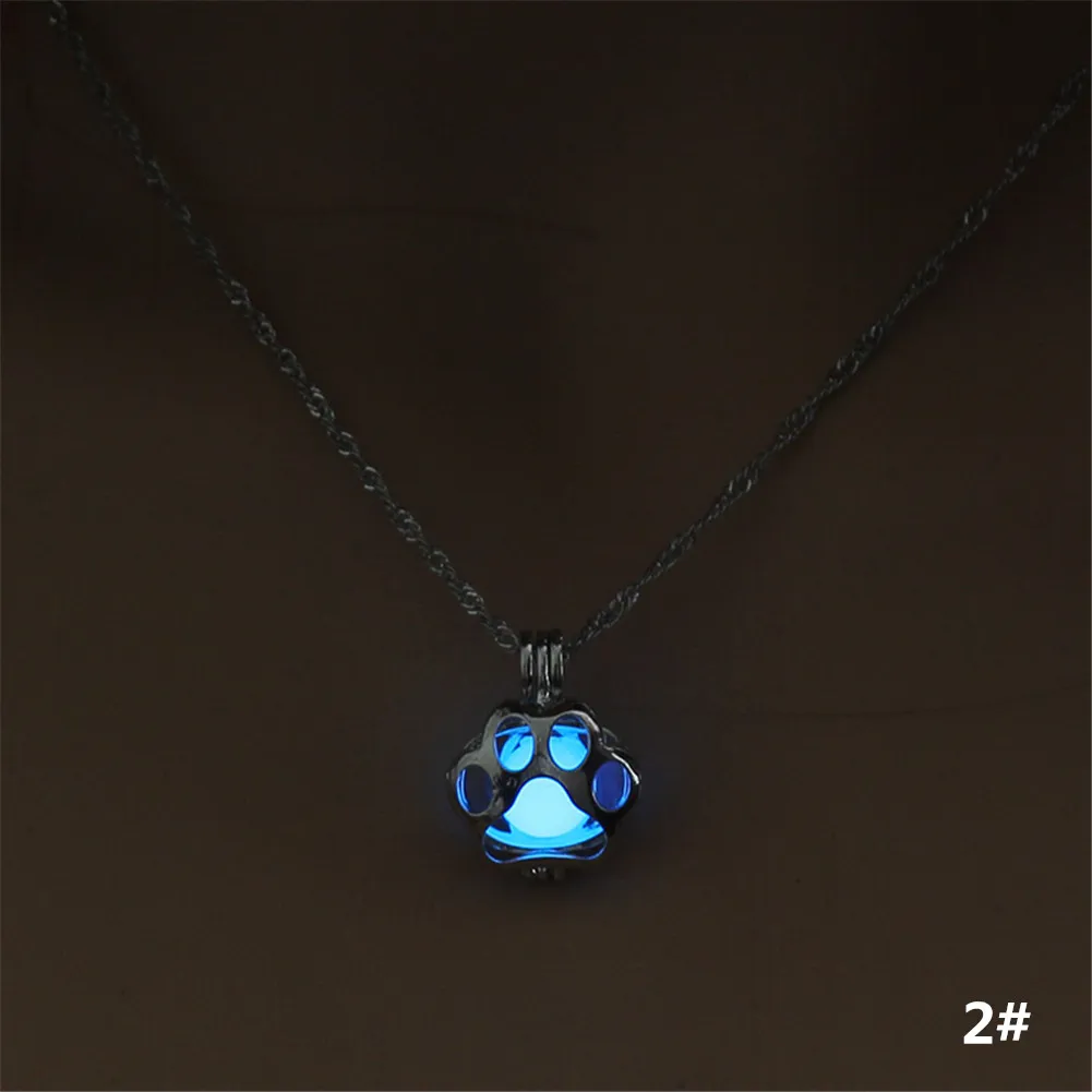 Ожерелье в виде животных металлическое ожерелье с подвеской собачьей лапки