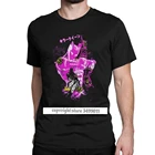 Футболка мужская серая с принтом Killer Queen, топ с круглым вырезом, хлопковая рубашка с принтом Джода, невероятные приключения Джоджо