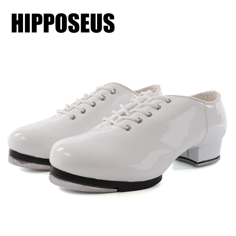 Hipposeus/женская танцевальная обувь с закрытым носком из алюминия Женская для танго