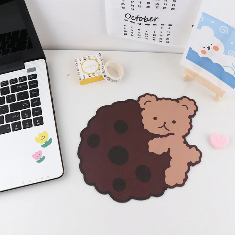 

1 Pc Lovely Animal Mouse Pad Kawaii Bear Desk Mat Pads Waterproof Office Decoration Cup Mat Antislip Girls Boys Cute Stationary