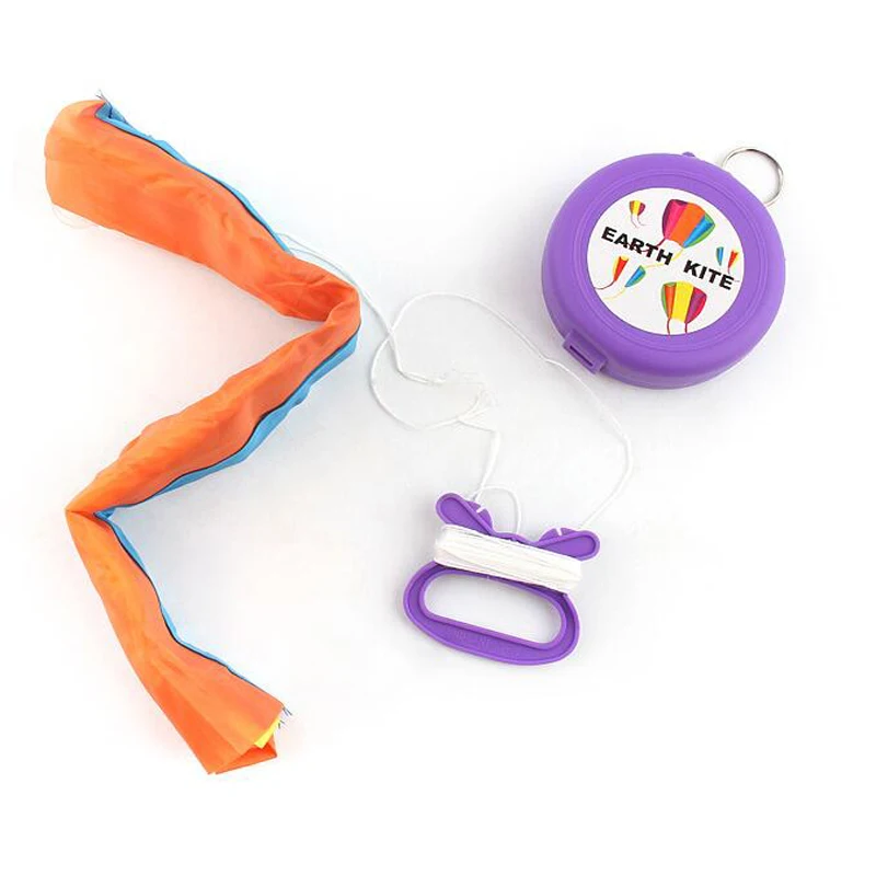 1 комплект Складной Мягкий тканевый Карманный Летающий воздушный змей для детей