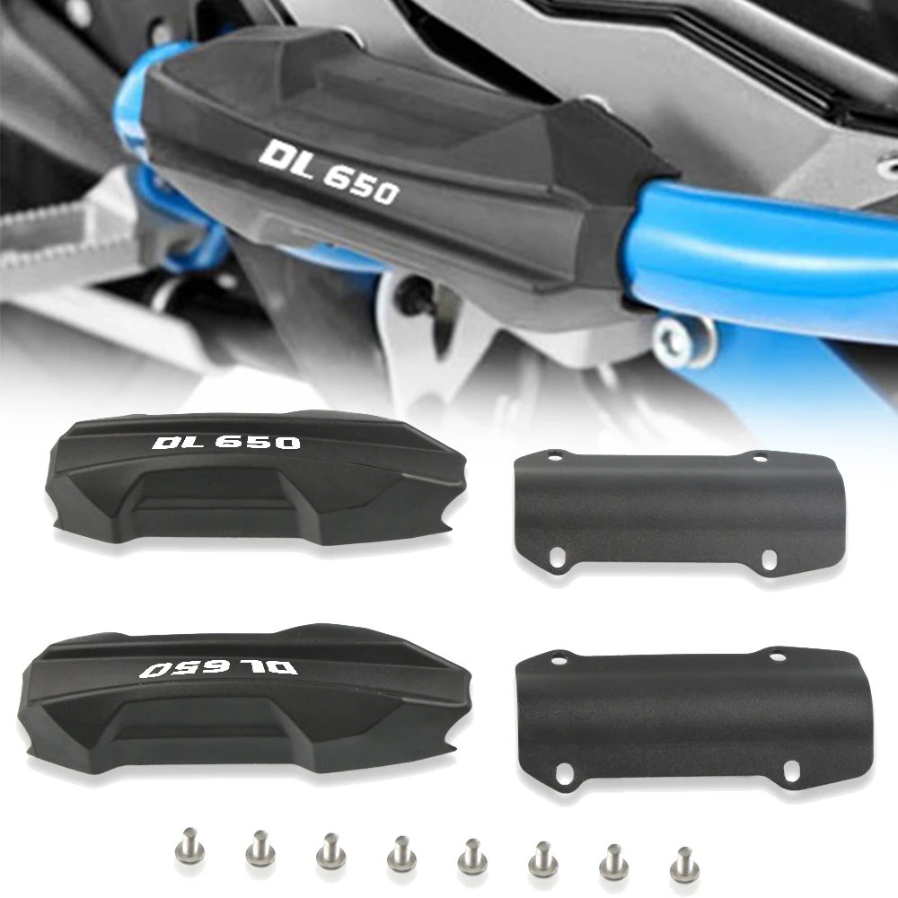 

For SUZUKI V-STROM VSTROM DL650 DL 650 One pair Motorcycle Engine Crash bar Protection Bumper Decorative Guard Block 25mm