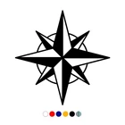 CS-564#15*15см Наклейка на авто Восьмиконечная звезда водонепроницаемые наклейки на авто наклейки на машину наклейка для авто автонаклейка стикер