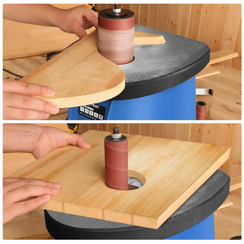 14-дюймовая скамья Песочная колонна вал шлифовальный станок деревообработка