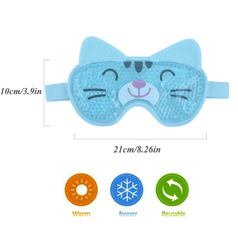 2 шт. в наборе охлаждающая гелевая маска для глаз горячая холодная терапия Уход за