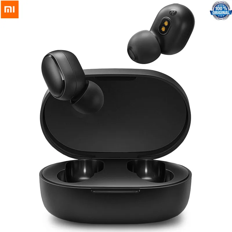 Xiaomi Redmi Airdots наушники TWS Bluetooth стерео бас синий зуб 5 0 с микрофоном свободные