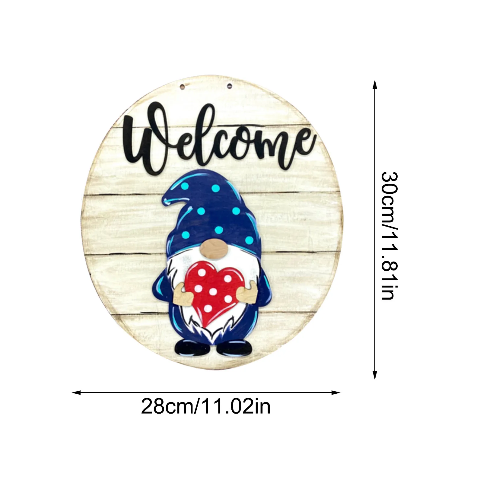 

Door Hanger 19 Interchangeable Monthly Signs Round Home Decor