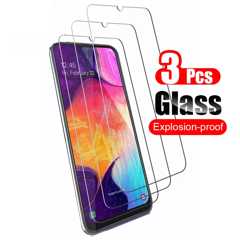 

3Pcs For Samsung Galaxy A50 A505F Tempered Glass Screen Protector Shield For Samsung Galaxy A50 Protective Glass Film 9H