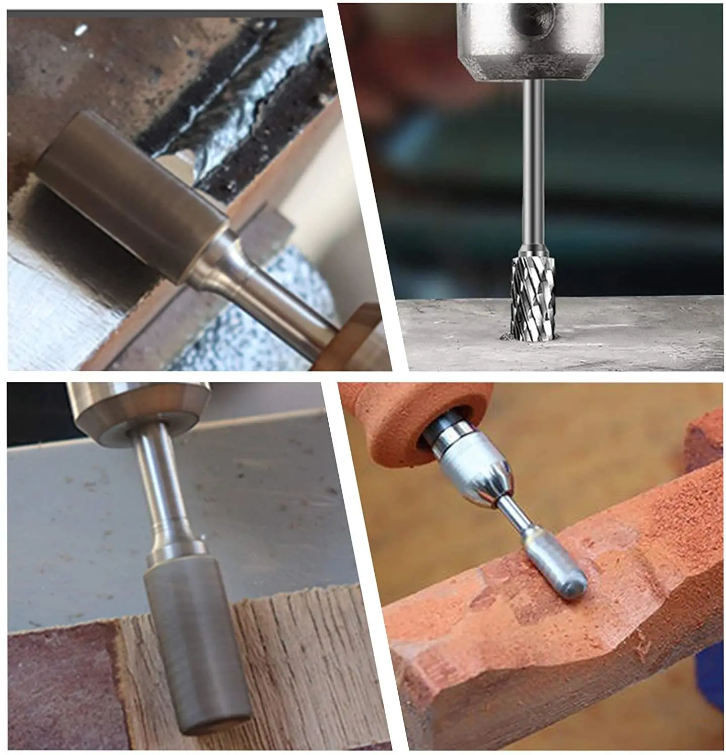 Фреза из карбида вольфрама с хвостовиком 3 мм вращающийся инструмент заусенцами