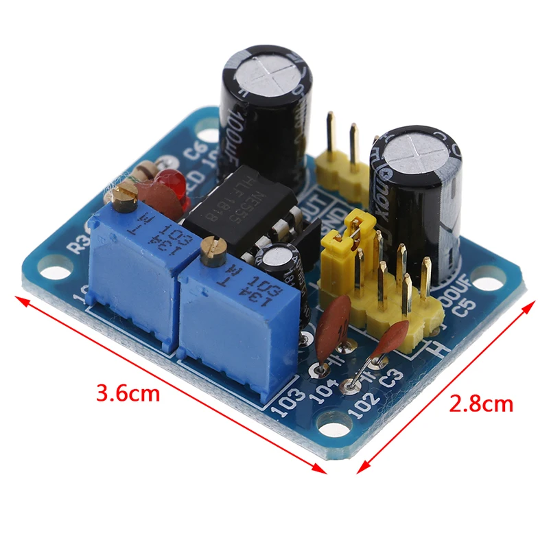 

NE555 импульсная Частота Рабочий цикл регулируемый модуль квадратной волны генератор сигналов часть инструмента
