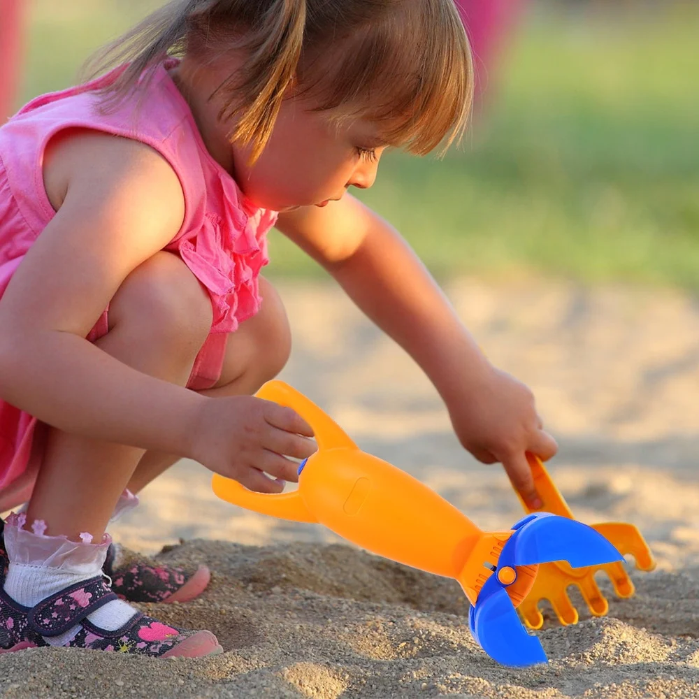 

2Pcs Sand Grabber Claw Scoops Funny Kids Sand Beach Toys Outdoor Sand Mud Clips