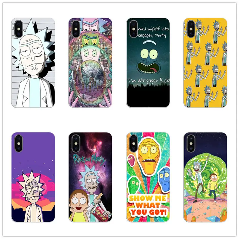 Простые забавные с юмором Рик Морти аниме Аватар Чехол Мягкий силиконовый чехол
